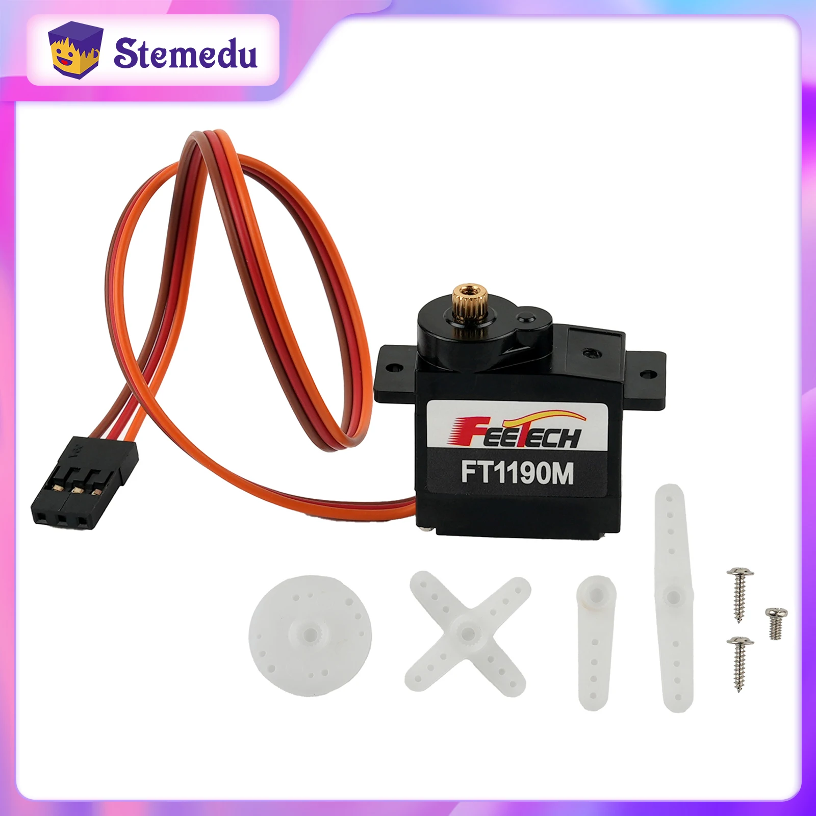 Microbit Robot - FEETECH FT1190M 4.8-6v 3.5kg Metal Gear