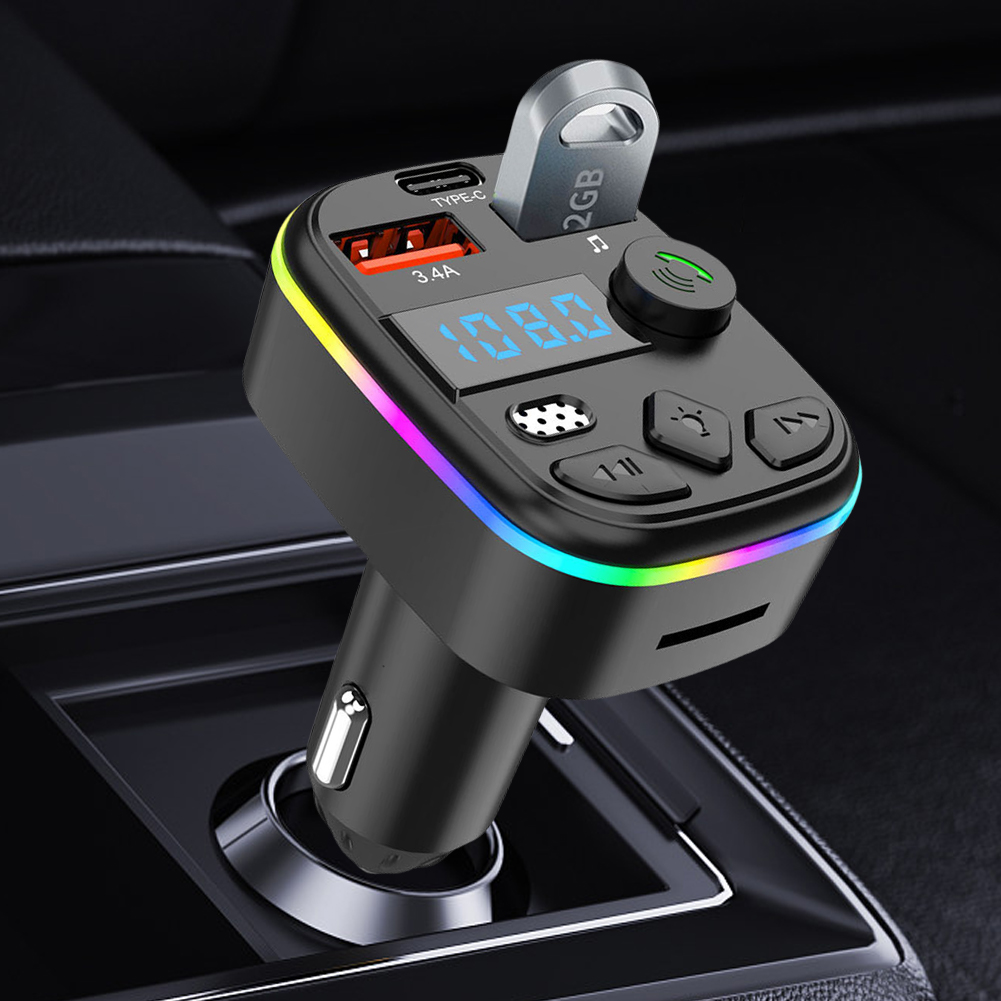 1/3/5PCS Car FM Audio Transmit - огляд і ціна Robot Bluetooth Car