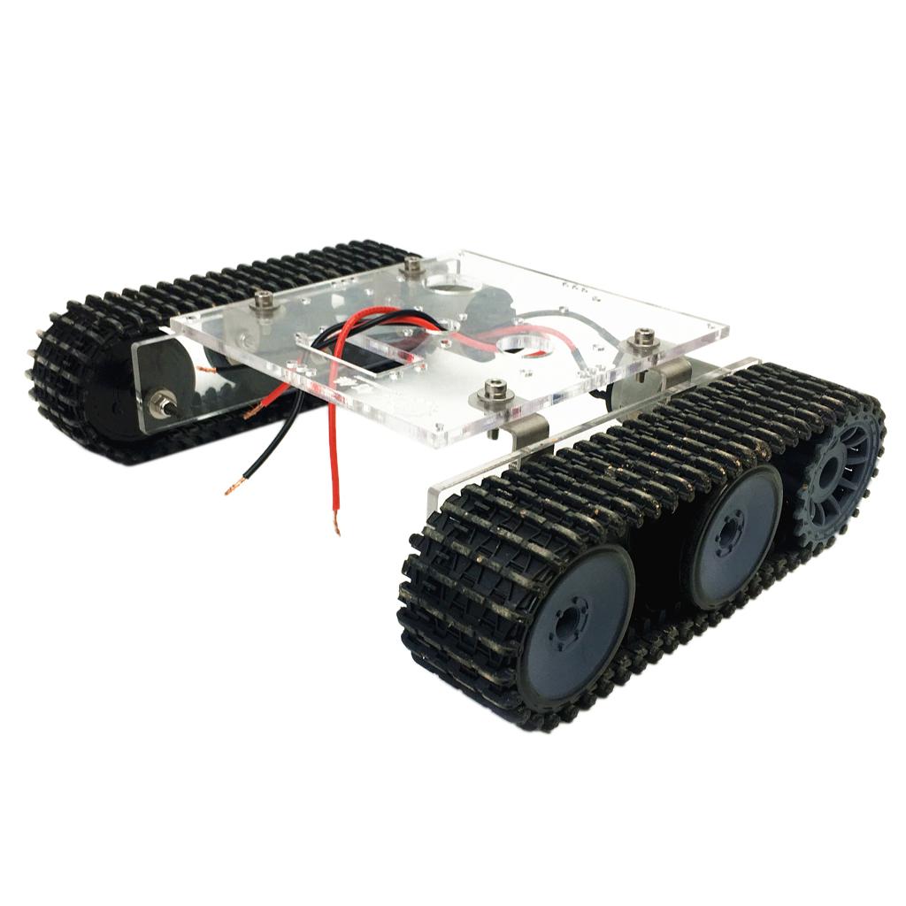 Acrylic Alloy Tank Chassis Tra - огляд і ціна Tracked Robot Chassis