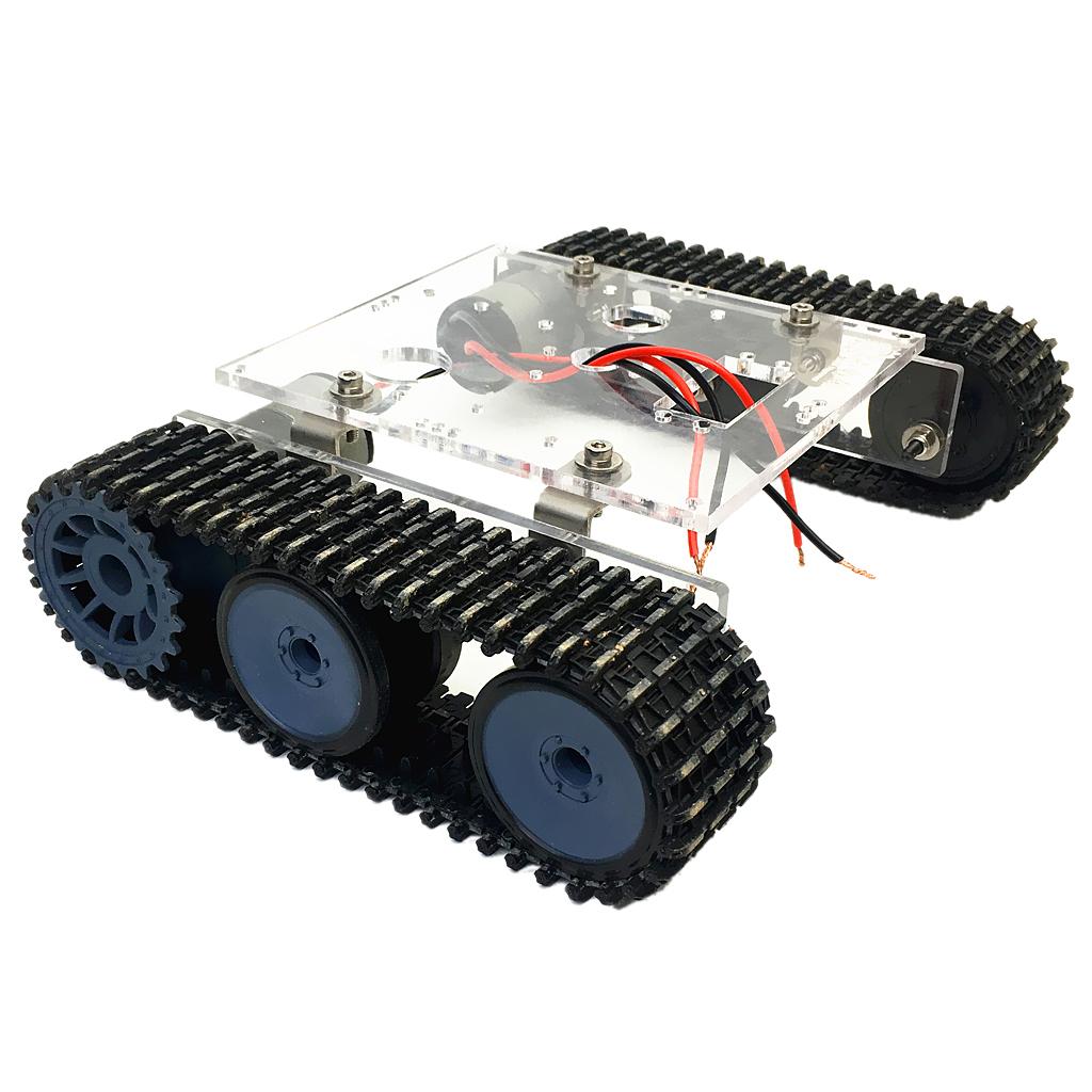 Acrylic Alloy Tank Chassis Tra - огляд і ціна Tracked Robot Chassis