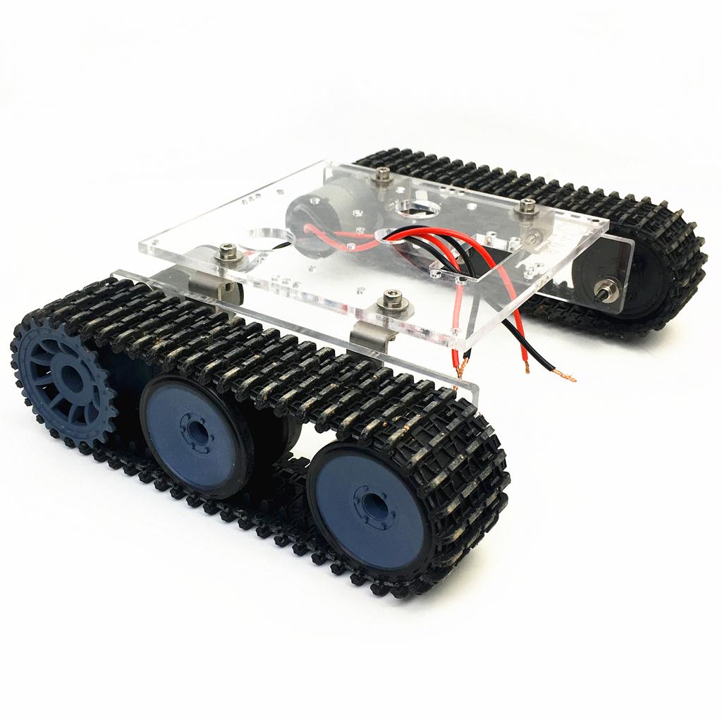 Acrylic Alloy Tank Chassis Tra - огляд і ціна Tracked Robot Chassis