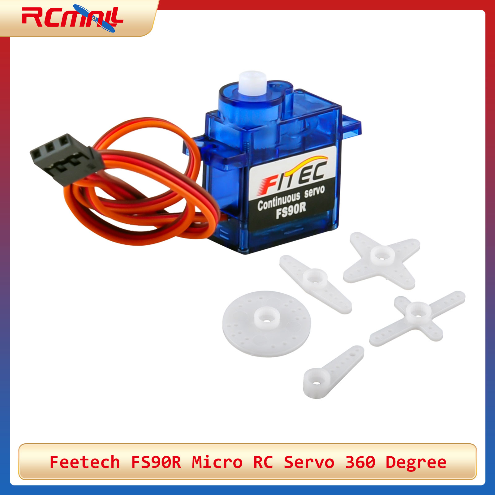 Feetech FS90R Micro RC Servo 3 - огляд і ціна Microbit