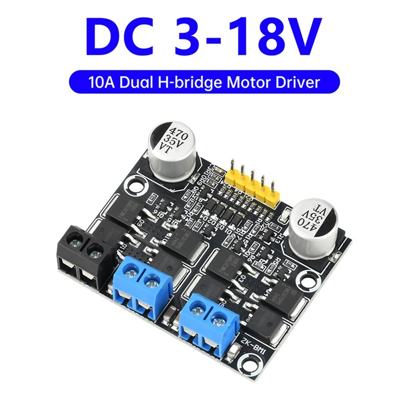Y45A-Dual-Channel 10A 3V-18V H - огляд і ціна Motor Driver Module