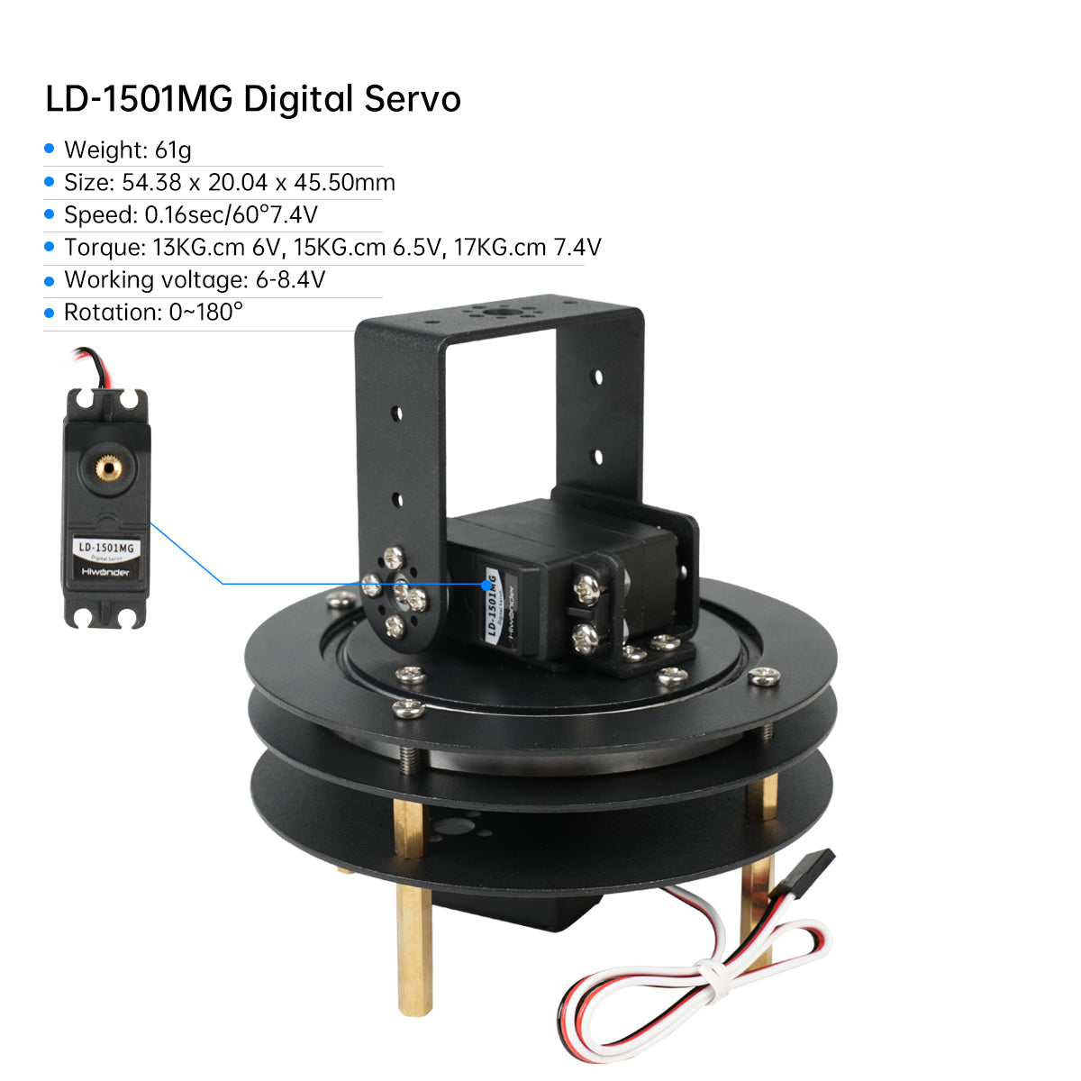 Hiwonder Unassembled 2 DOF Pan - огляд і ціна Servo Pan Tilt
