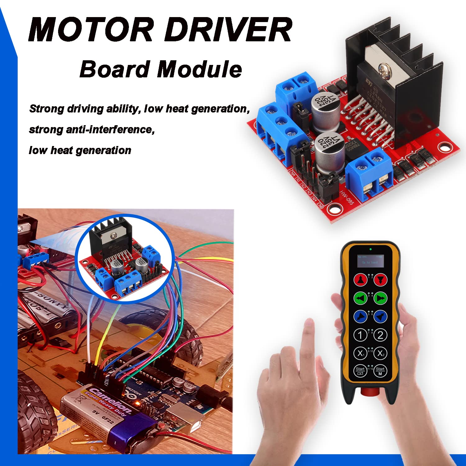 L298N Motor Drive Controller B - огляд і ціна Motor Driver L298N