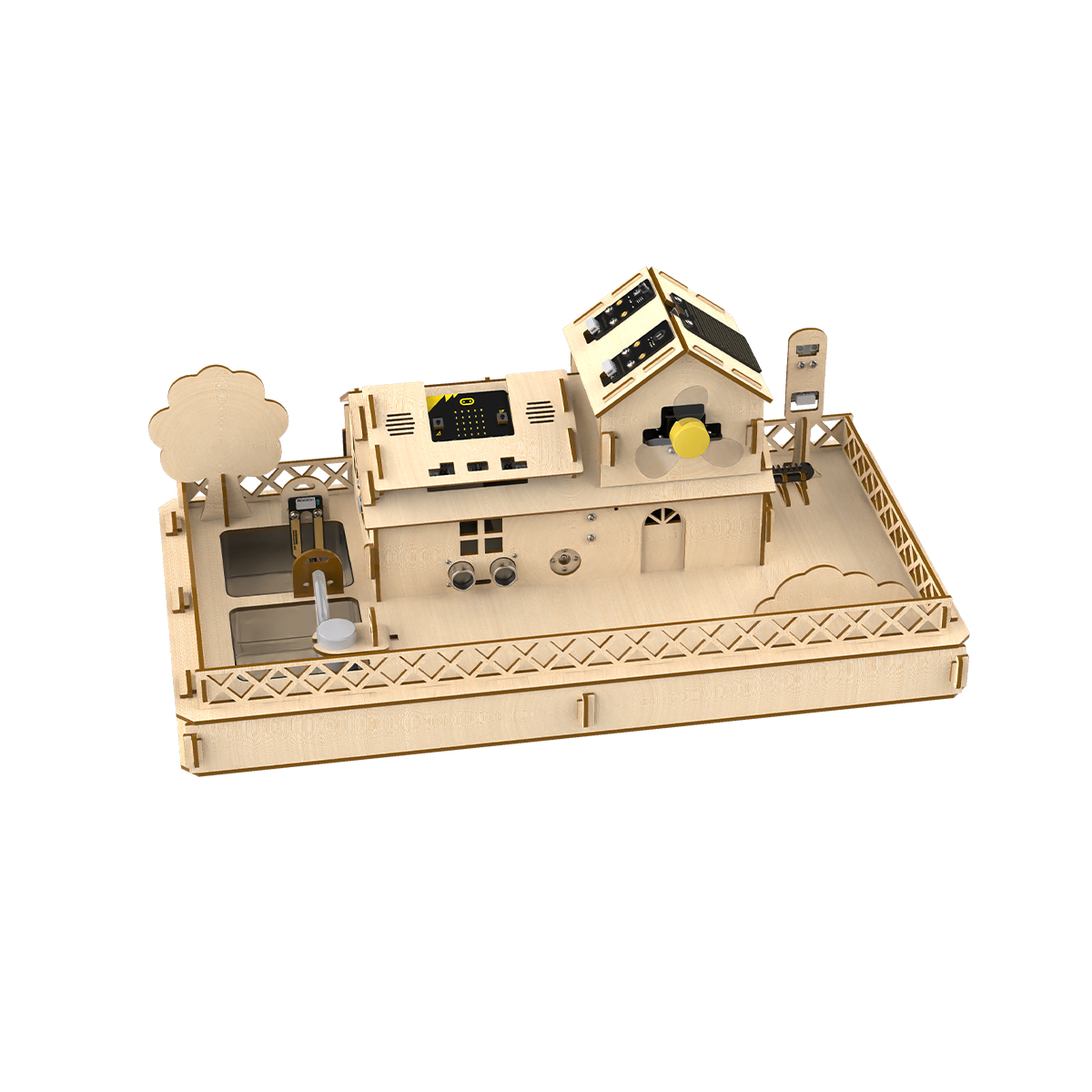 Hiwonder IoT Smart House Kit w - огляд і ціна Microbit Robot