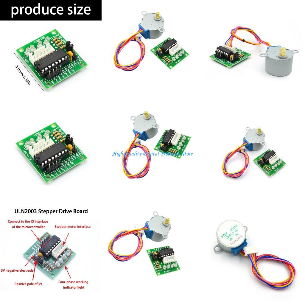 U2JE 5V 28BYJ48 Stepper Motor  - огляд і ціна Uln2003 Driver