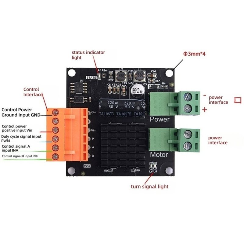 Y50A-Fully Isolated H-Bridge D - огляд і ціна Motor Driver Module