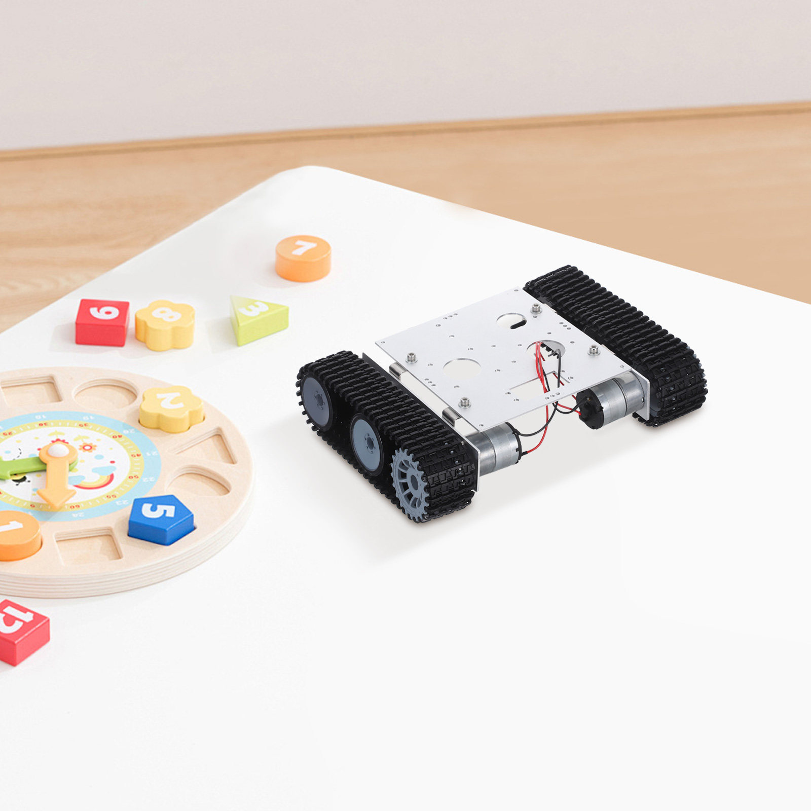 Metal Robot Tank Chassis Kit - - огляд і ціна Tracked Robot Chassis