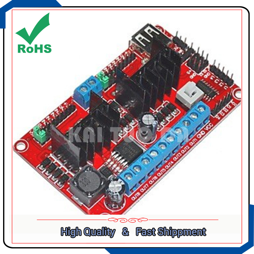 L298N V3 / four 4 DC stepper m - огляд і ціна Motor Driver L298N