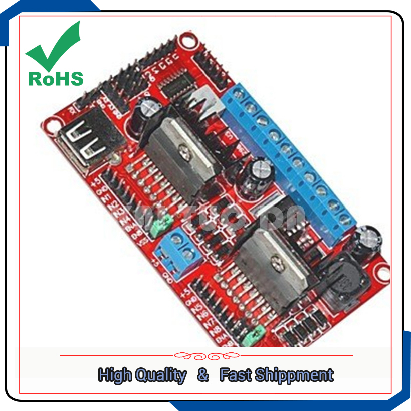L298N V3 / four 4 DC stepper m - огляд і ціна Motor Driver L298N