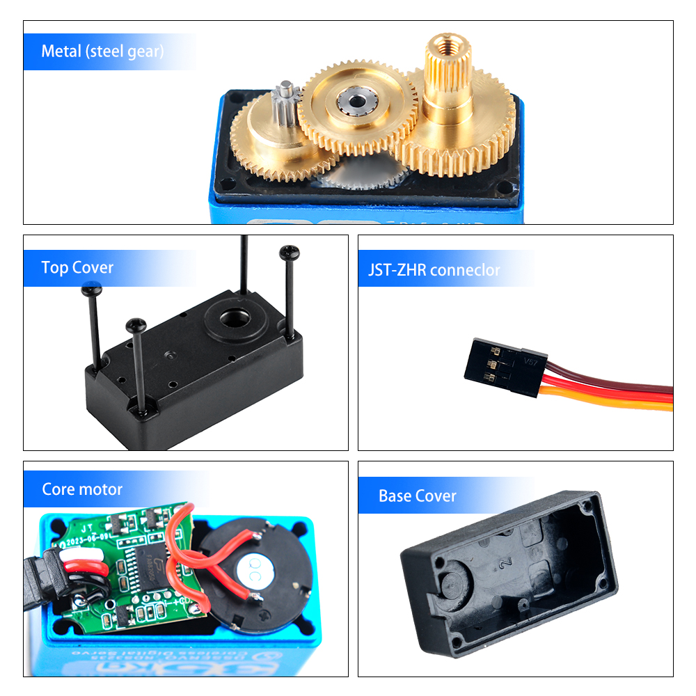 RDS3235 Digital Servo 35KG Cor - огляд і ціна Robot Arm Metal
