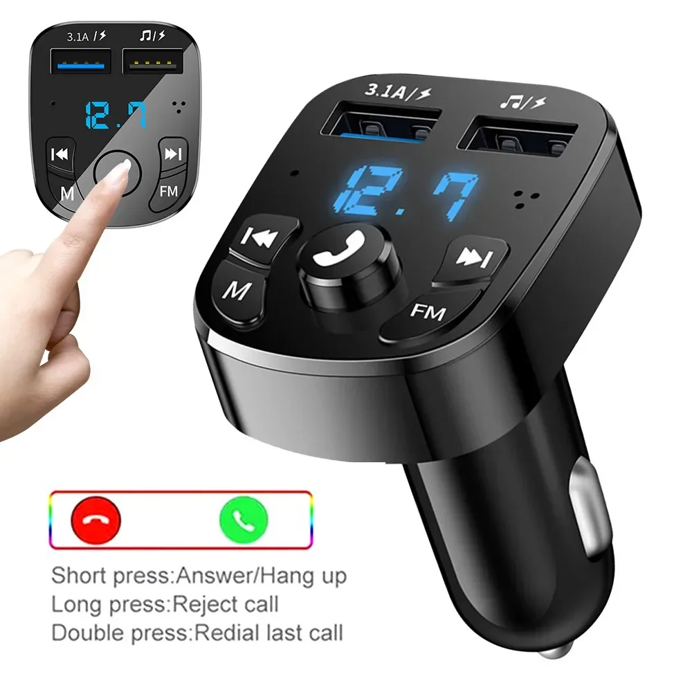 Car Handsfree Bluetooth5.0 FM  - огляд і ціна Robot Bluetooth Car