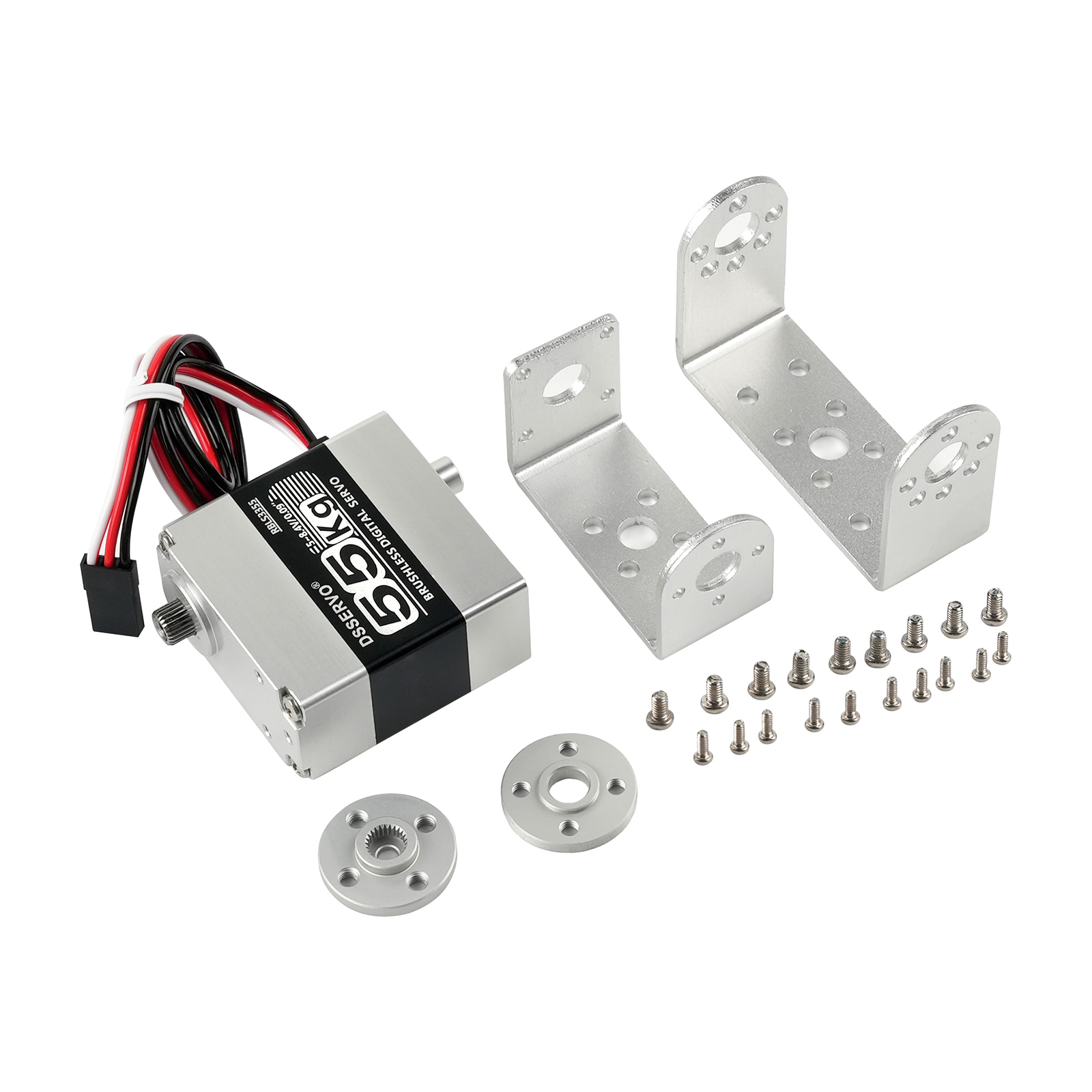 RBLS3355 Dual Axis 5-8.4V Brus - огляд і ціна Robot Arm Metal