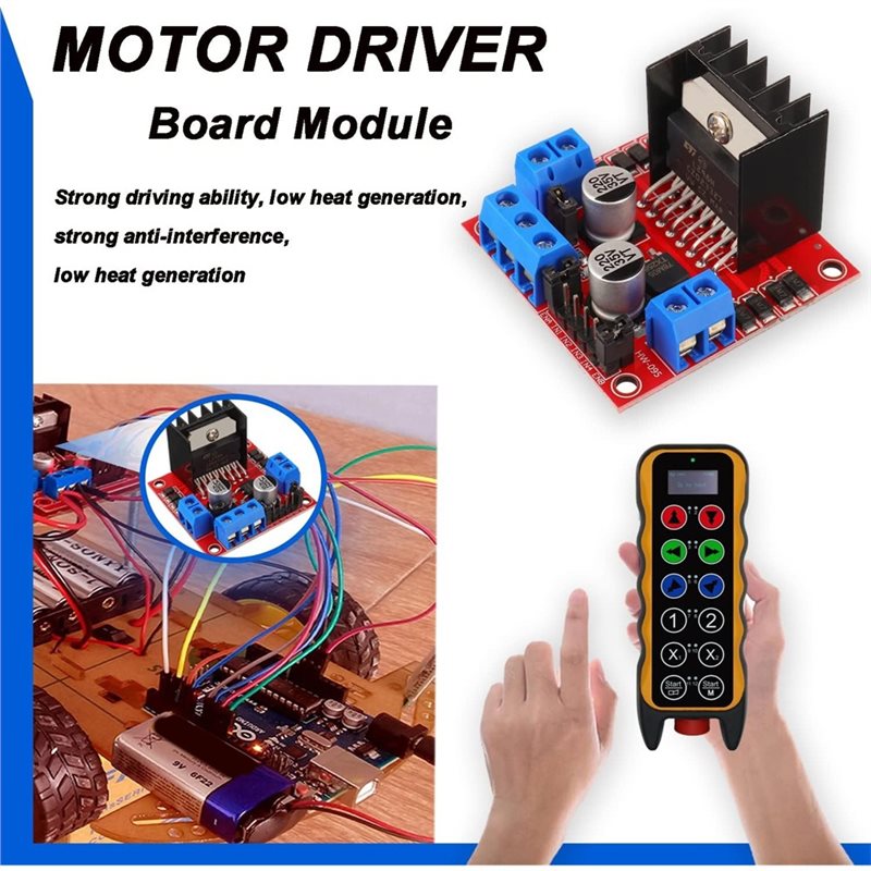 AEE7-4 Pcs L298N Motor Driver  - огляд і ціна Motor Driver L298N