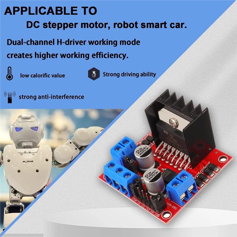AEE7-4 Pcs L298N Motor Driver  - огляд і ціна Motor Driver L298N