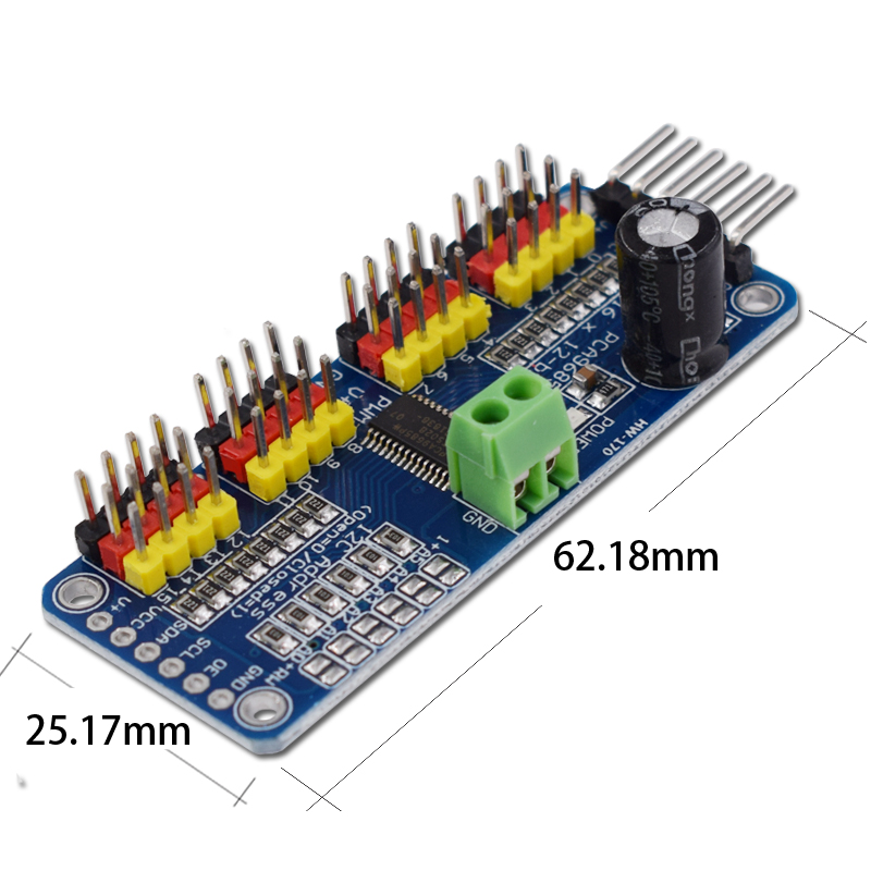 1-10PCS PCA9685 Robot Controll - огляд і ціна Uln2003 Driver