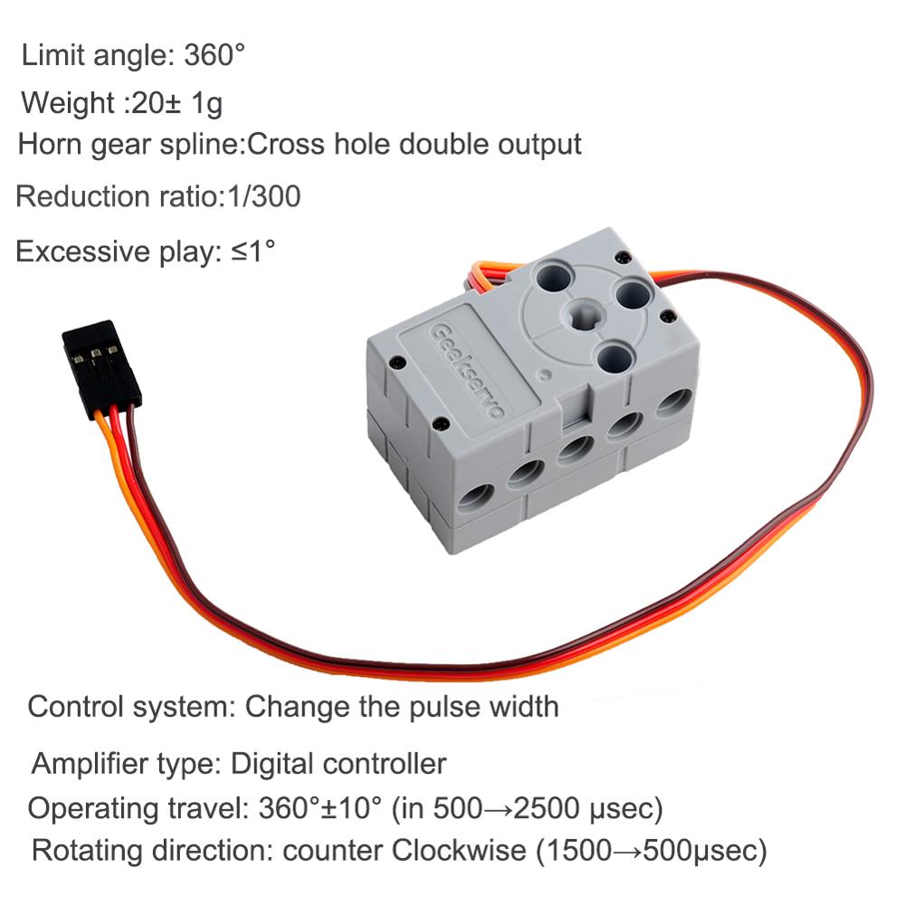 1/2/4PCS 2KG Geek Servo 360 De - огляд і ціна Microbit