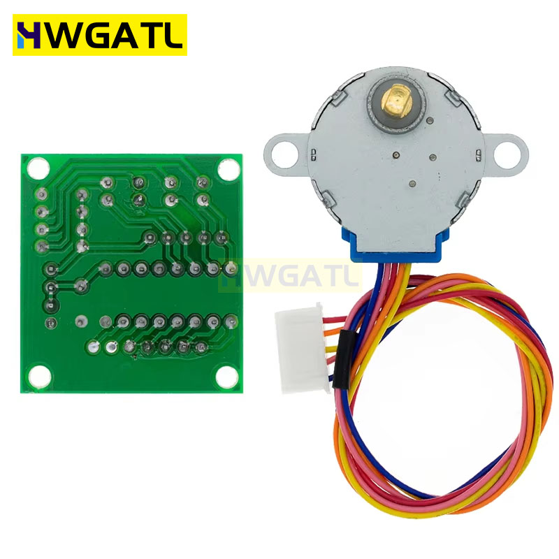 HWGATL 5V 4-Phase 28BYJ-48 DC  - огляд і ціна Uln2003 Driver