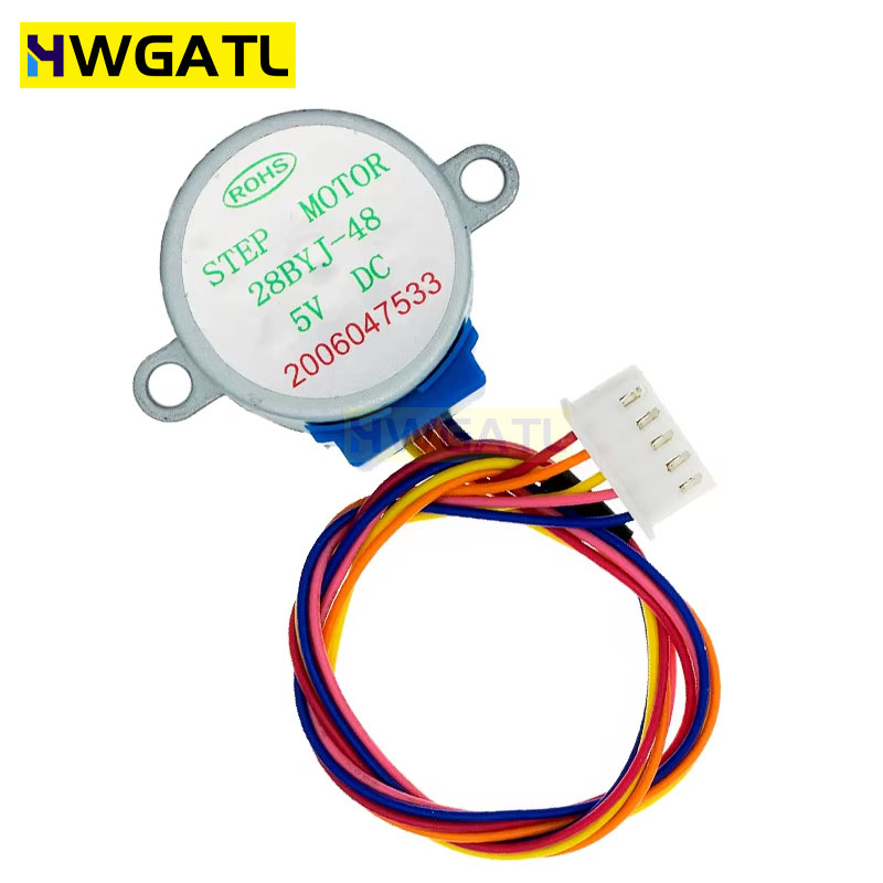 HWGATL 5V 4-Phase 28BYJ-48 DC  - огляд і ціна Uln2003 Driver