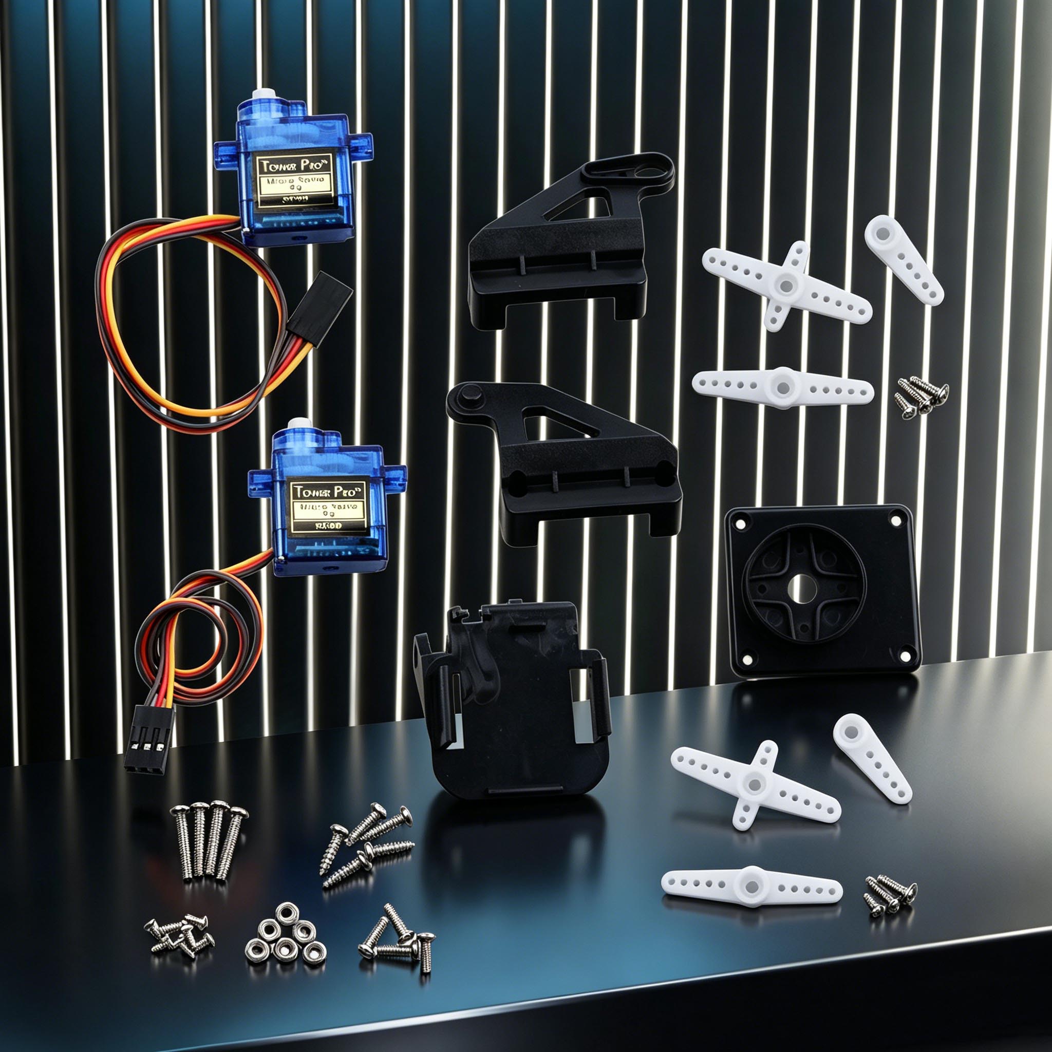 2 Axis Servo Gimbal Bracket FP - огляд і ціна Servo Pan Tilt