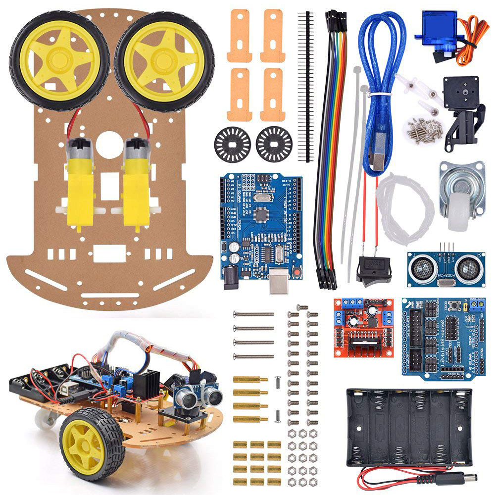 Modular Robot Car Chassis Kit  - огляд і ціна Line Follower Robot
