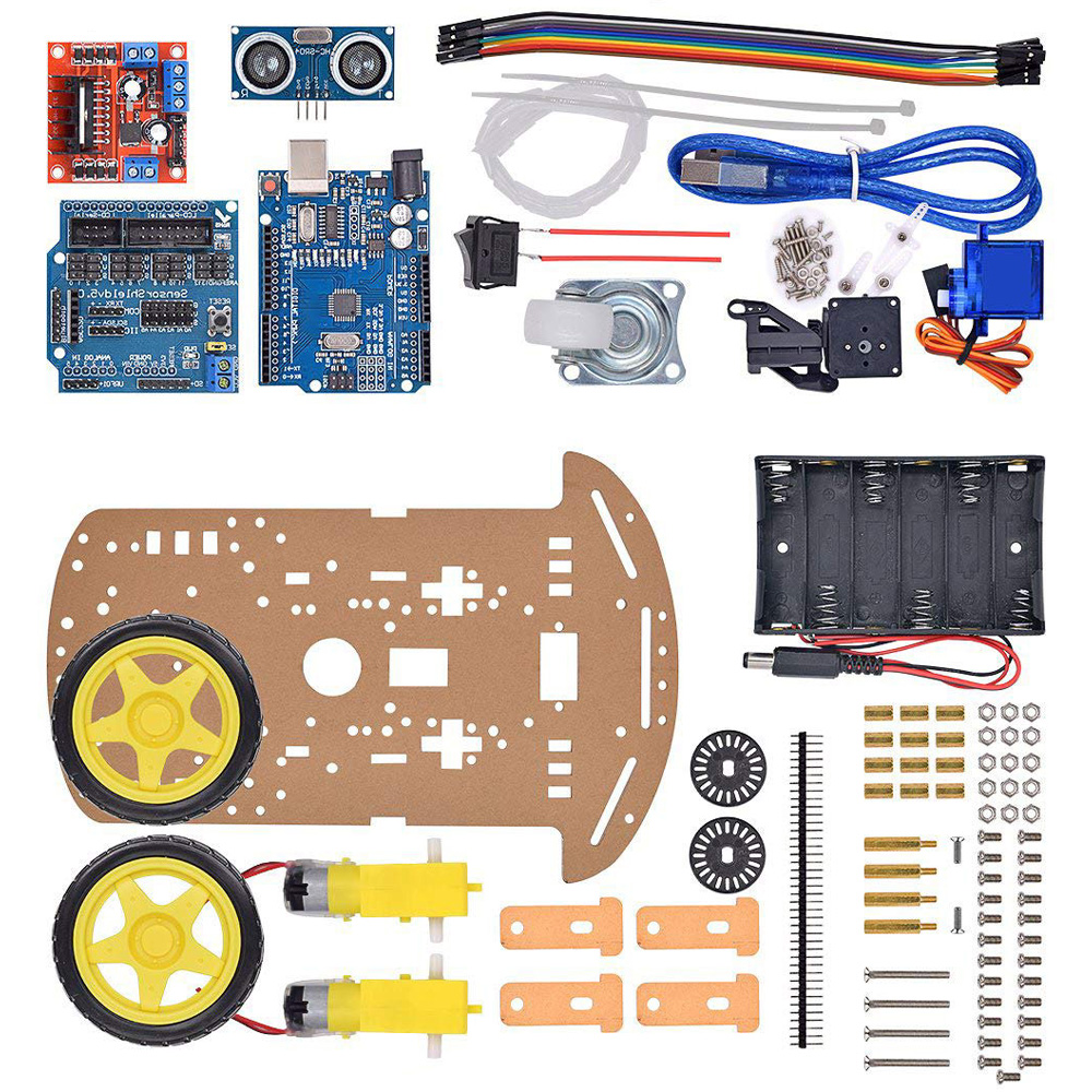 Modular Robot Car Chassis Kit  - огляд і ціна Line Follower Robot