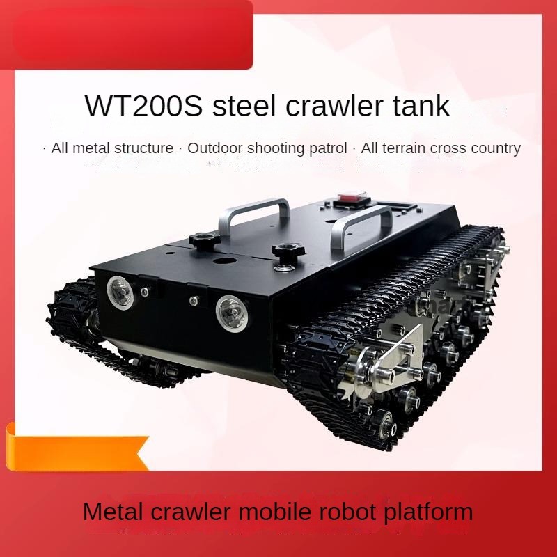 30kg Load RC Tank Chassis Meta - огляд і ціна Tracked Robot Chassis