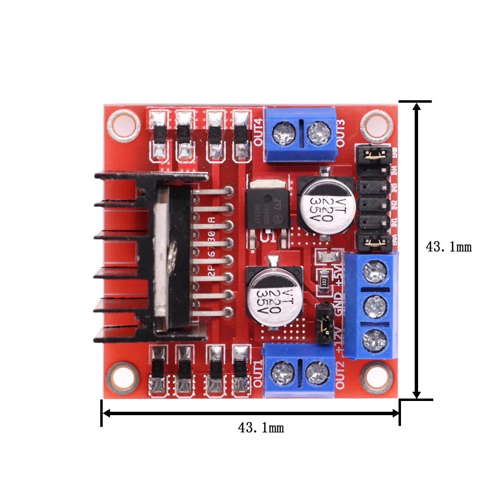 1~100Pcs L298N Dual Channel DC - огляд і ціна Motor Driver L298N