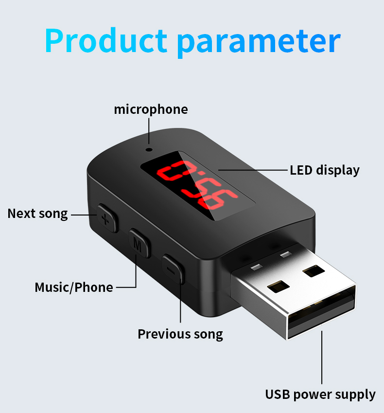 Bluetooth 5.4 Mini USB Receive - огляд і ціна Robot Bluetooth Car