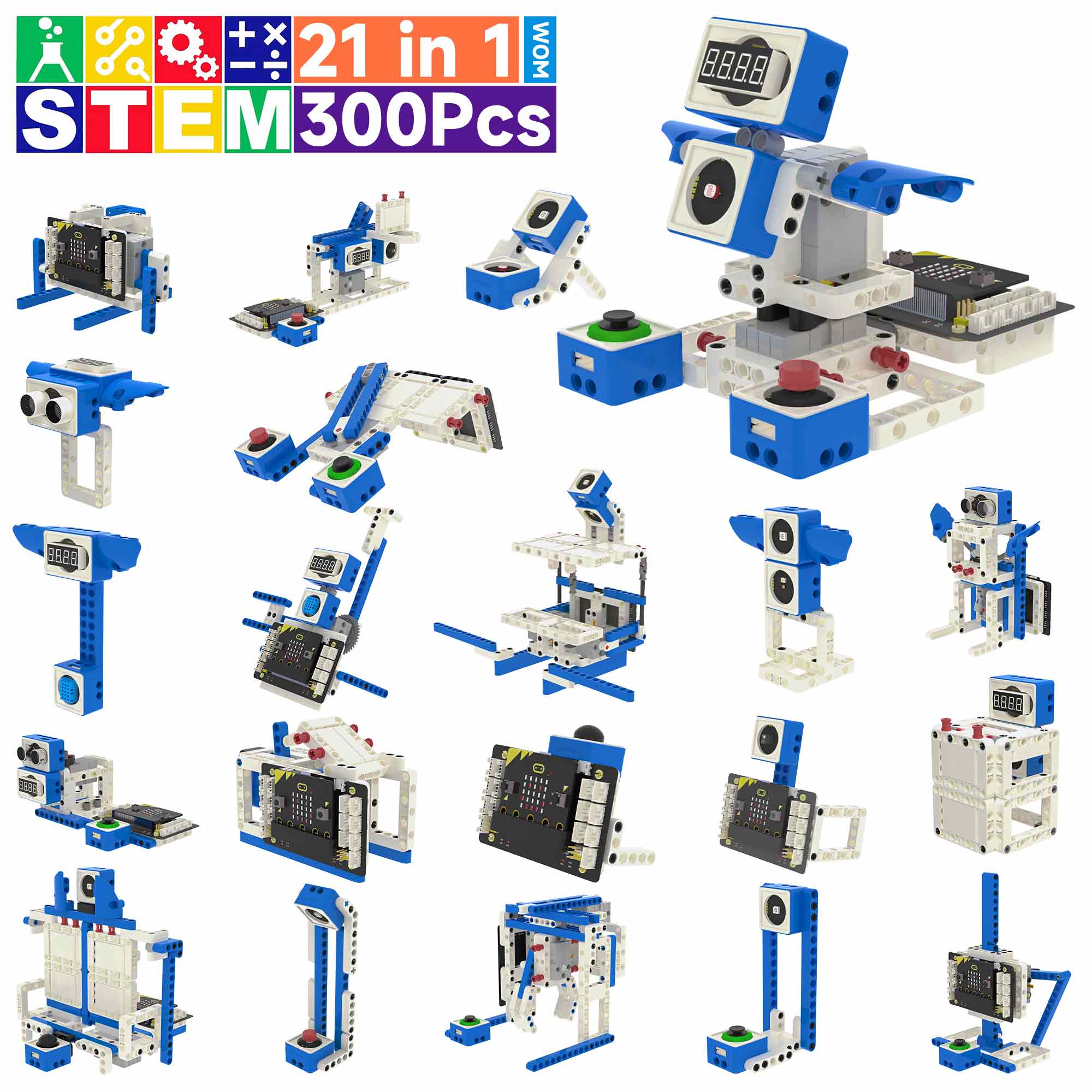 21 in 1 Microbit Robotics Kit  - огляд і ціна Microbit Robot