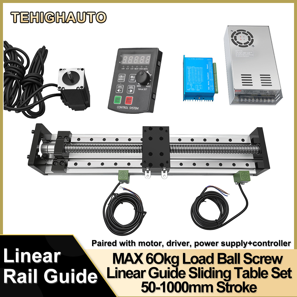 CNC Ball Screw Sliding Table L - огляд і ціна Motor Driver Module