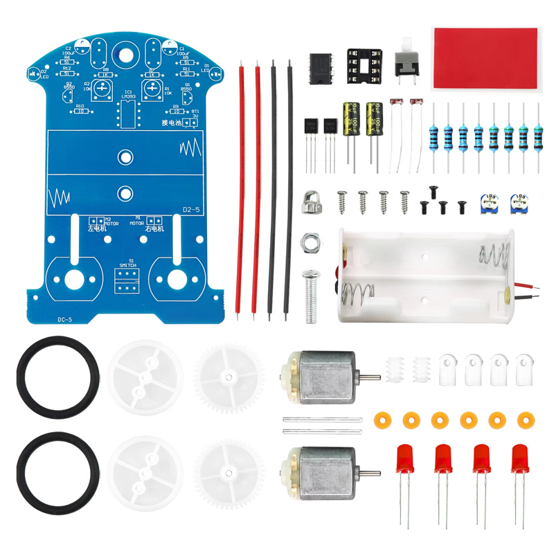 Practice Soldering Learning El - огляд і ціна Line Follower Robot