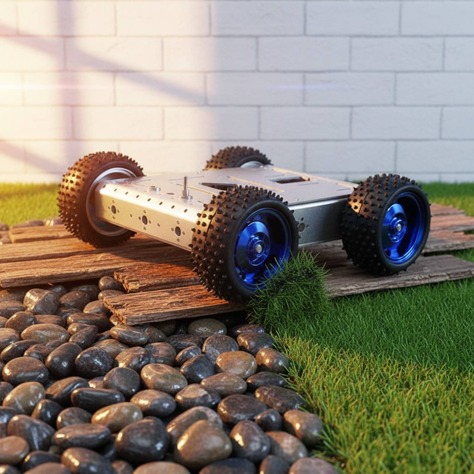 4WD Smart Car Chassis 1.5KG Lo - огляд і ціна Robot Chassis