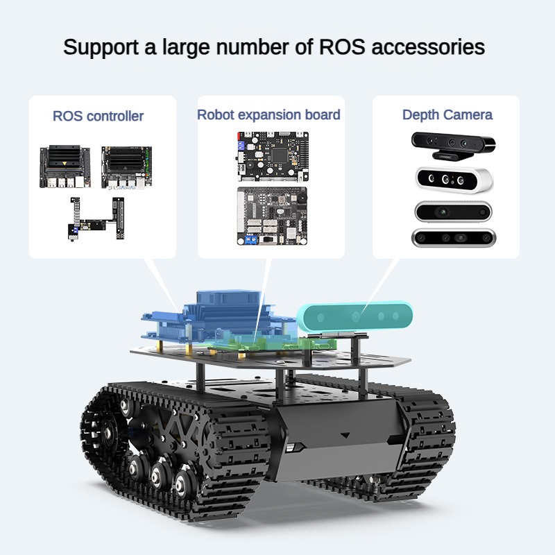10KG Load Strong Shock Absorpt - огляд і ціна Tracked Robot Chassis
