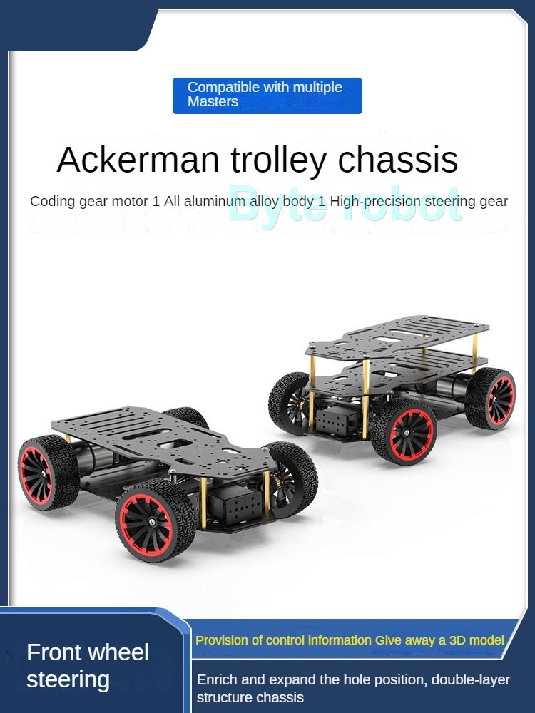 5KG Load 4WD Robot Car Metal A - огляд і ціна Tracked Robot Chassis