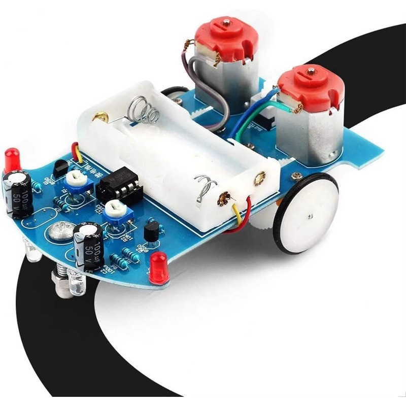 Practice Soldering Learning El - огляд і ціна Line Follower Robot